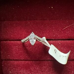 Marquise Cut Diamond Accent Ring size 5